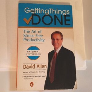 3/$24 Getting Things Done: Art of Stress-free Productivity Softcover Book